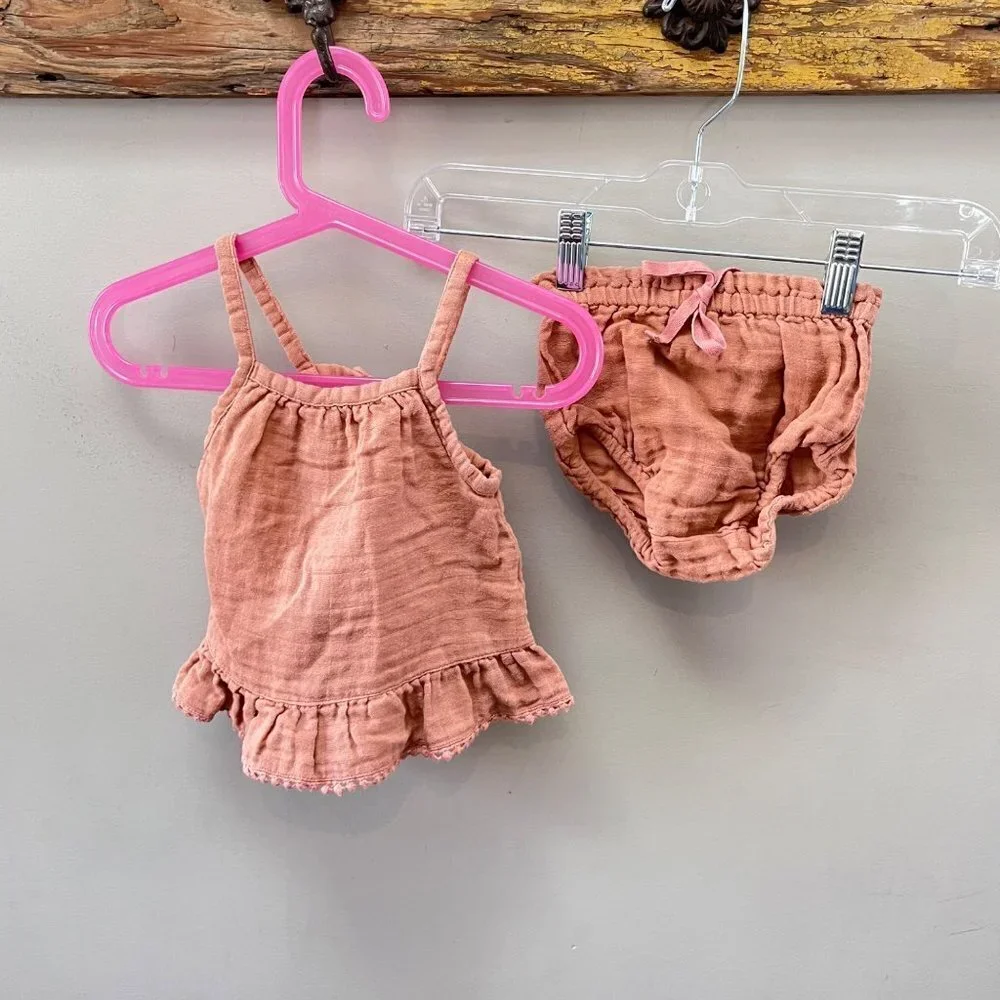 Jamie‎ Kay Ruffle Tank Set- Size 1 yr